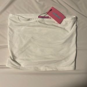 Edikted Basic White Tube Top